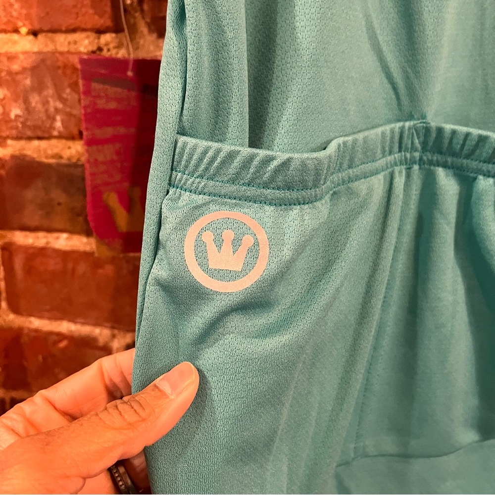NEW Canari Women's Essential Jersey Robin's Egg Blue Size Large 1/4 Zip Pockets - Picture 2 of 5